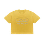 RHINESTONE LOGO TEE YELLOW