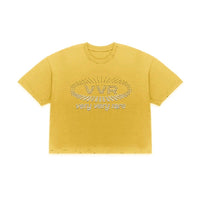 RHINESTONE LOGO TEE YELLOW